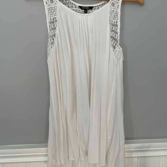 Long white boho shirt - Picture 1 of 3